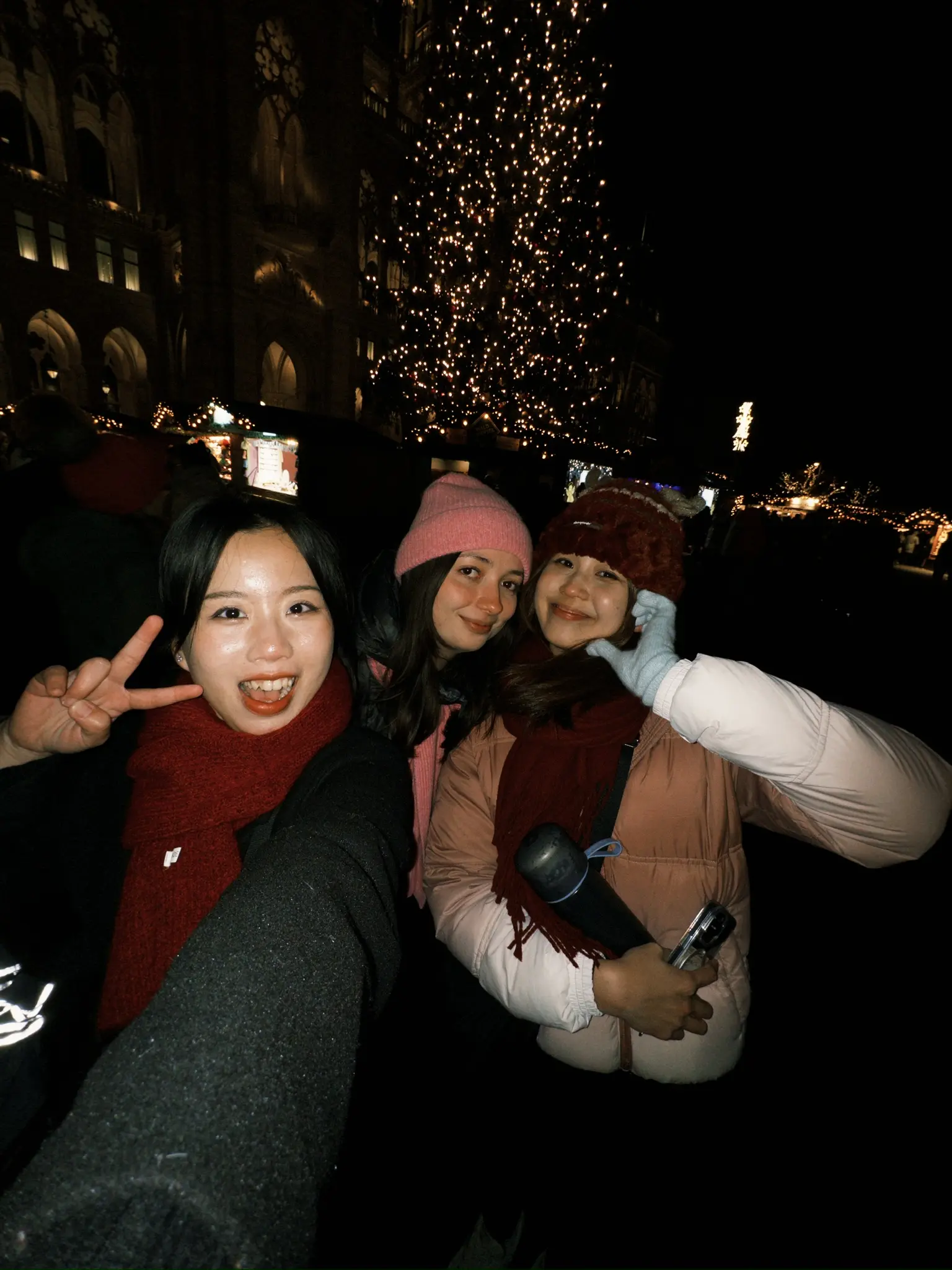 Us in Christmas Market